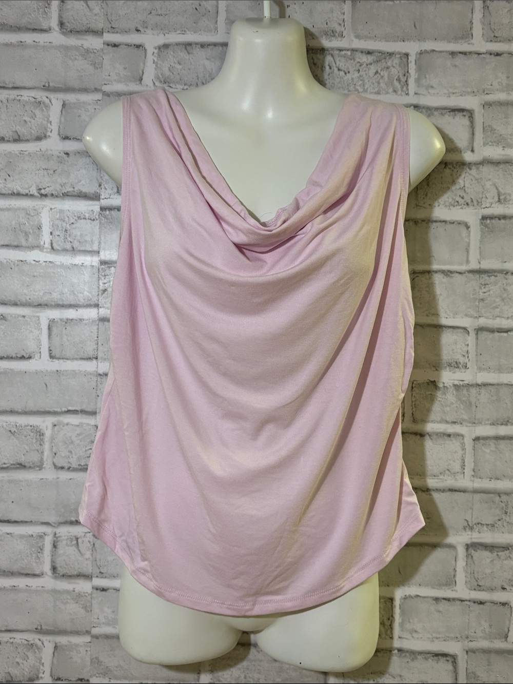 wild fable Light Pink Draped Cowl Neck Camisole